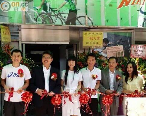 So sweet in becoming a business-owner when Kyle opened his bike storage branded with his girlfriend’s name